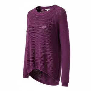 Forever 21 Rich Purple Crew Neck Sweater